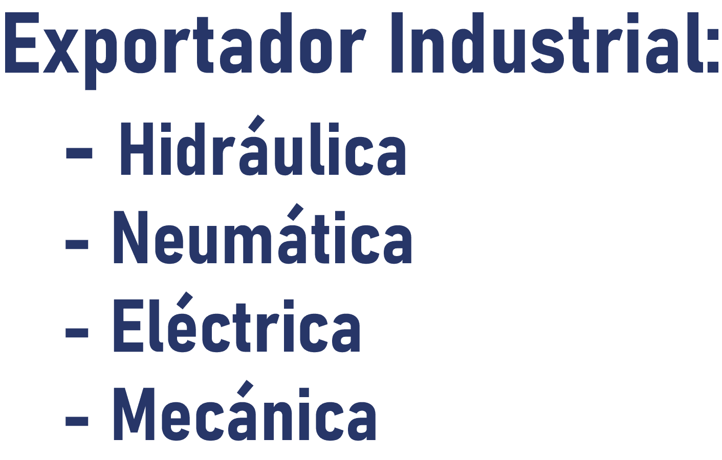 Exportador industrial