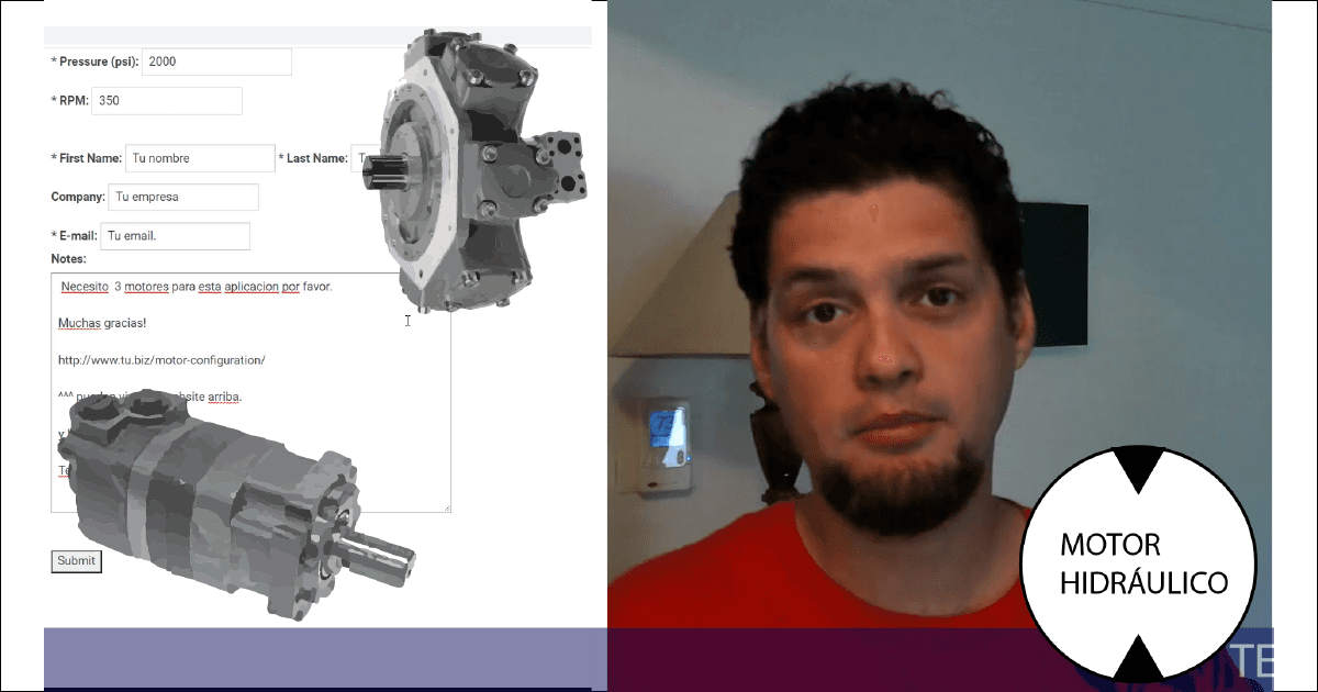 Selección fácil de un motor hidráulico.